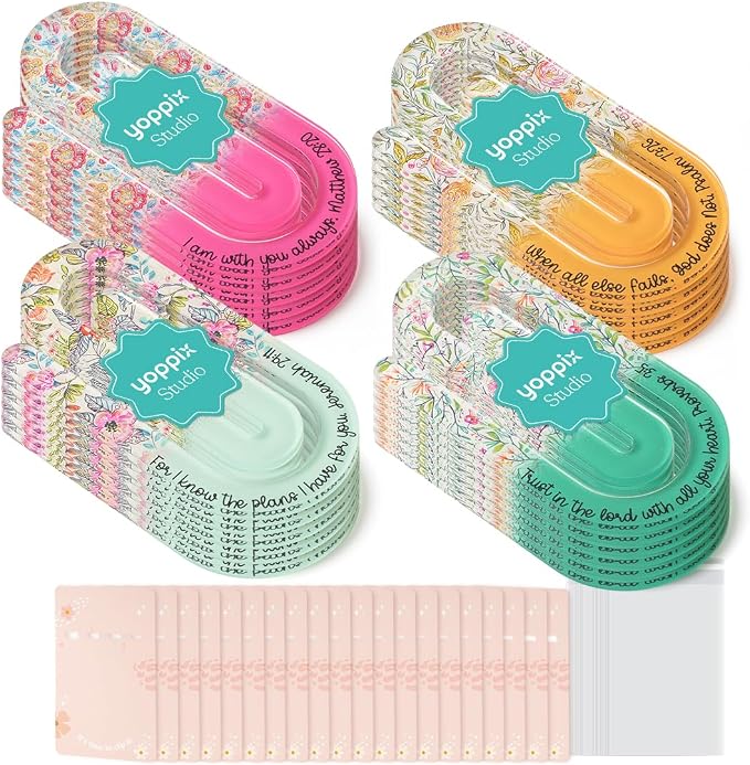 YOPPIX 20 Set Jumbo Faith Acrylic Paper Clips by yoppix