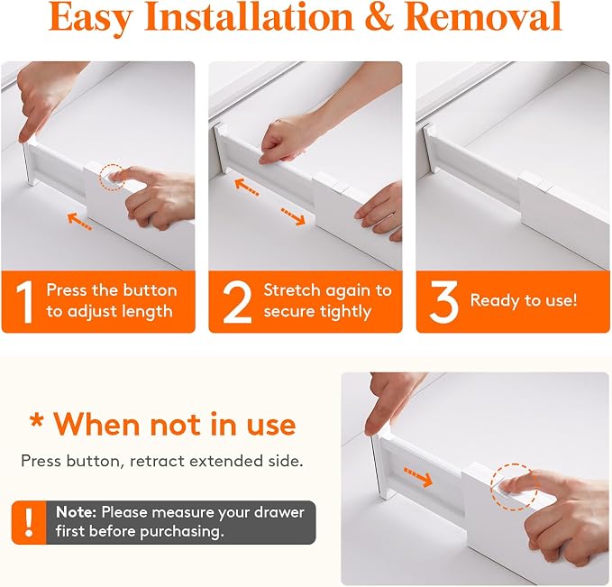 Lifewit 16 Pack Upgrade Drawer Dividers - Image 4
