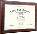 PlaqueMaker Certificate Frame, Cherry Wood by PlaqueMaker