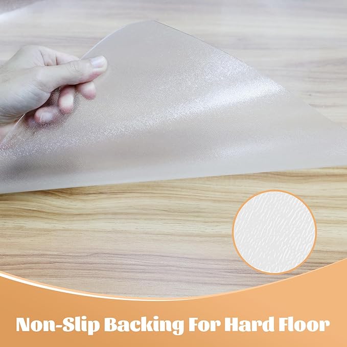 KMAT Office Chair Mat, Easy Glide Hard Wood Tile Floor Mats, Heavy Duty Floor - Image 5