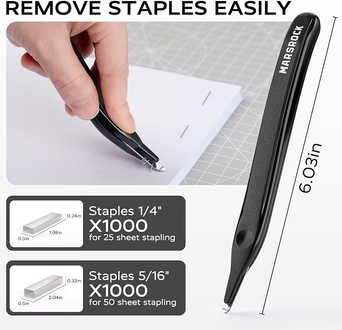 MARSROCK Effortless Stapler for Desk - Image 5