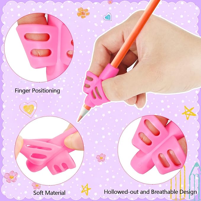 SANNIX 16 PCS Pencil Grips for Kids & Adults - Image 3