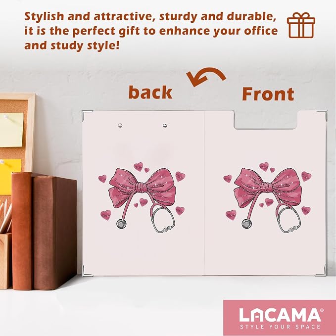 Lacama Coquette Bow Nurse Clipboard - Image 6