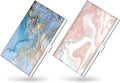 2 Pack Business Card Holder，Color Printing Men's and Women's Business Card by xiviers
