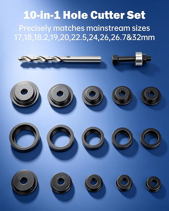 Parking Sensor and Lens Hole Maker Bumper Hole Cutter Kit 17pc Sensor Hole - Image 3