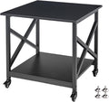 Fannova 2 Tier Large Printer Stand, 23.6 x 23.6 x 22.6 Inches Square Printer by Fannova