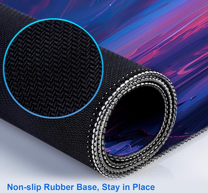 Space Landscape Computer Mouse Pad, XXL Laptop Gaming Mouse Keyboard Pad | - Image 7
