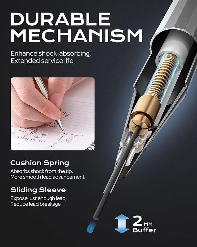 Nicpro 4 Pack Mechanical Pencil 0.7mm - Image 4