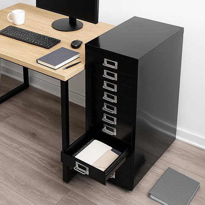 File Cabinet Mini 10 Tier Metal File Organizer Document Organizer - Image 8