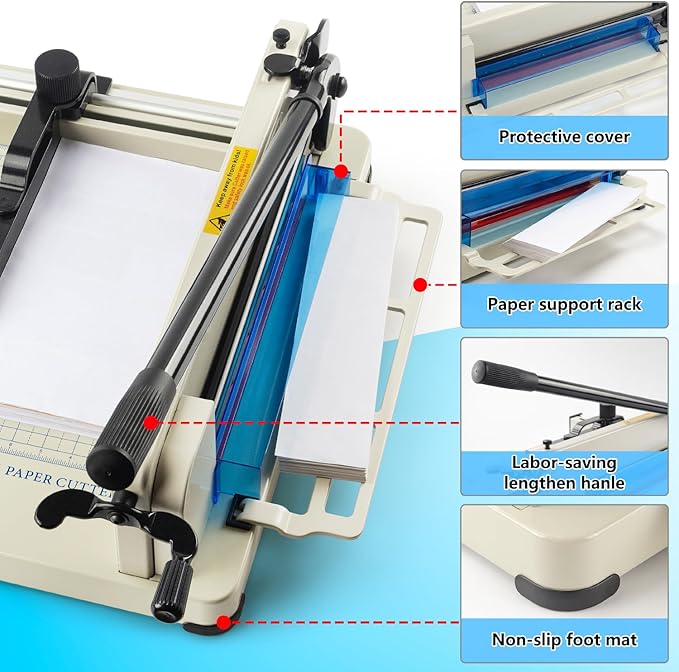 Ecraft Heavy Duty 12" Guillotine Paper Cutter - Image 5