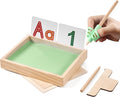 Montessori Sand Tray for Kids, Writing Play Sand Tray by MORITECK