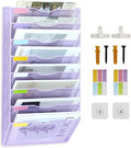 8 Pockets Mesh Wall File Holder Organizer Office Hanging File Folder Magazine by ideallife