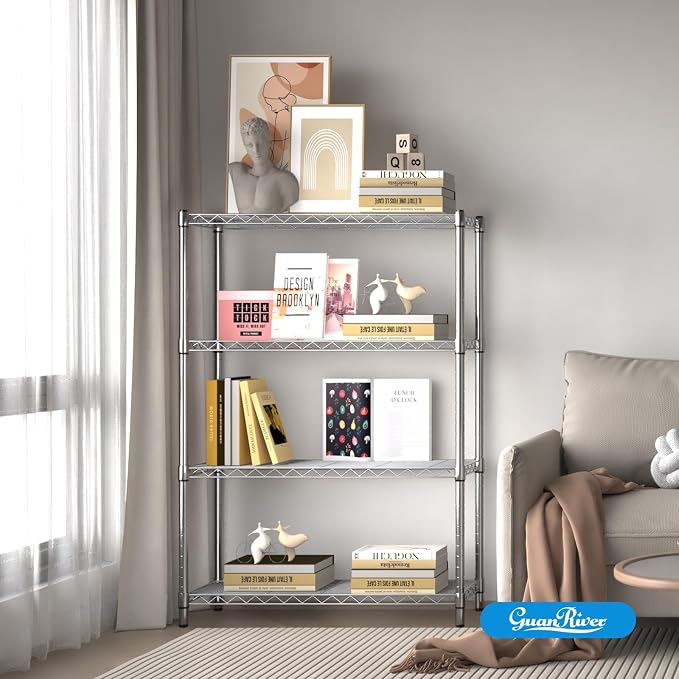 Guan River 4-Shelf Adjustable Metal Wire Shelving, Sturdy and Durable, Storage - Image 7