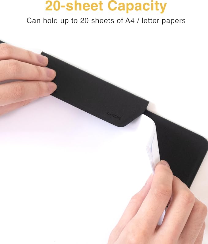 LHiDS Magnetic Clipboard – Slim Leather Writing Board - Image 4