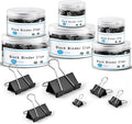 228 PCS Binder Clips Assorted Sizes, Extra Large Medium Small Mini and Micro by DJGINRO
