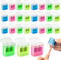 24 Pcs 2 Holes Small Manual Pencil Sharpener by JEFURE