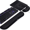 Gimars 3Pcs Memory Foam Keyboard Wrist Rest, Mouse Pad Wrist Support by Gimars