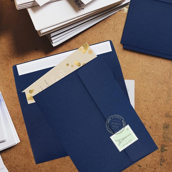 50 Packs 5x7 Envelopes A7 for Invitations, Printable Invitation Envelopes Self - Image 6