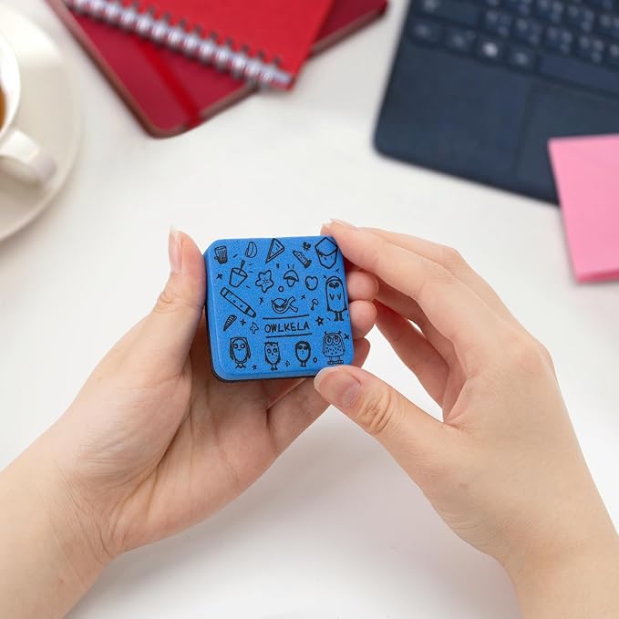 OWLKELA 30 Pack Magnetic Blue Whiteboard Eraser, EVA Material - Image 7