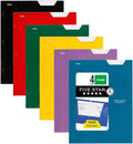 Five Star 4-Pocket Folder, Paper Folder, Fits 3-Ring Binders, Holds 8-1/2" x by FiveStar