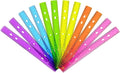 ZZTX 12 Pack Color Transparent Ruler Plastic Rulers 12 Inch, Metric Bulk Rulers by ZZTX