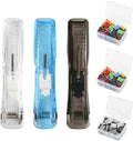 3 Pcs Portable Binder Paper Clam Clip Dispenser by Unknown