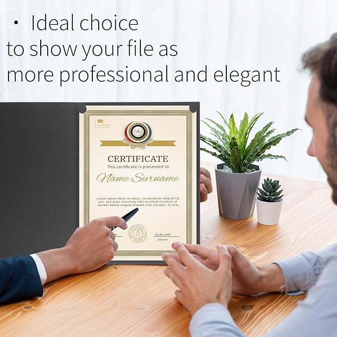 50 Packs Certificate Holders, Diploma Holders, Certificate Folders - Image 5