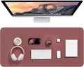 Hsurbtra Desk Pad, 35.5" x 17" PU Leather Desk Mat, XXL Extended Mouse Pad by Hsurbtra