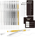 Shuttle Art Colored Pens, 22 Black White Gray & Metallic Tone Colors Cute by ShuttleArt