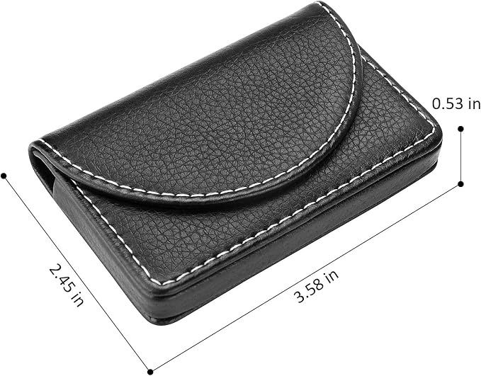 Leather Business Card Holder Walle - Image 2