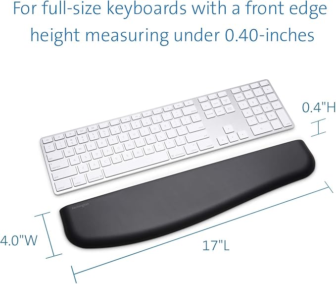 Kensington ErgoSoft Wrist Rest for Slim Keyboards - Image 3