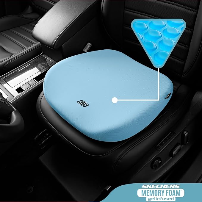 Skechers Seat Cushion Premium Gel & Memory Foam-Office Chair Cushion - Image 2