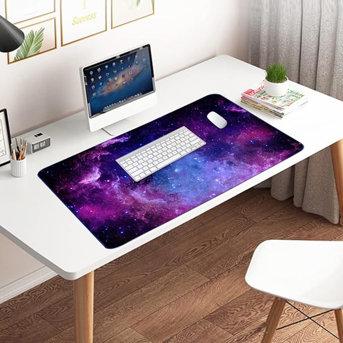 Extended Gaming Mouse Pad, Large Desk Pad Laptop Computer Keyboard Mat - Image 5