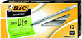 BIC Round Stic Xtra Life Ballpoint Pen, Medium Point, Flexible Round Barrel by BIC