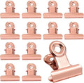 40 Pack Small Bulldog Clips 0.78 Inch Metal Hinge Clips Hinge Binder Clips by Coufce