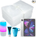 50Pcs Clear Bubble Out Bag Pouches, 8X10 Inch Bubble Pouch Wrap, Double Wall by SEUNGCH