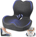 Seat Cushion with Back Support, Lumbar Support Pillow by JIPORIER