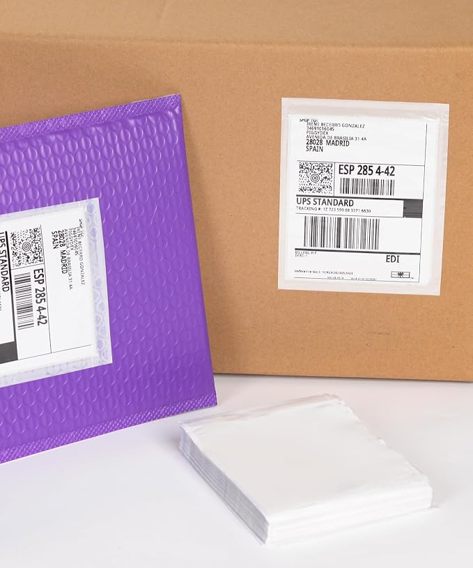 100 PCS 4.5"x 5.5" Clear Self-Adhesive Packing List Envelopes - Image 2