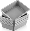 Hoteam 10 Pcs Flat Storage Organizer Tray Bin Paper Tray by Hoteam