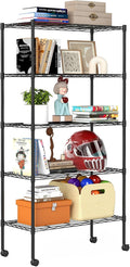 BestOffice | 5-Tier Wire Storage Shelves by BestOffice