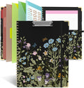 Foldable Clipboard Folio with Storage, 5 Plastic Folders with 10 Pockets by gimicooky