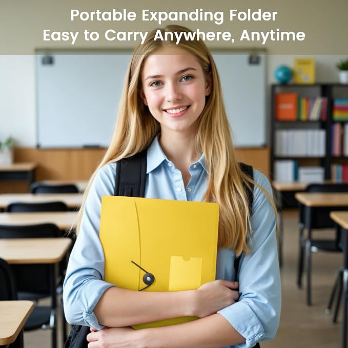 13 Pocket Accordion File Organizer - Image 6