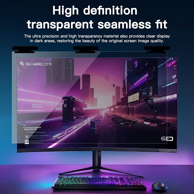 27 Inch Magnetic Hanging Computer Privacy Screen - Image 5
