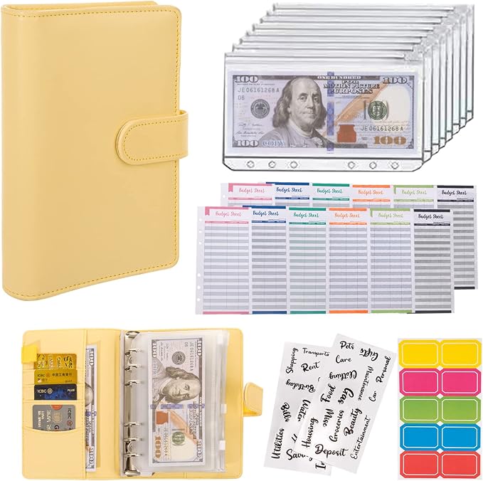 NICOOTH Budget Binder A6 Money Saving Binder by NICOOTH