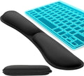 KTRIO Ergonomic Keyboard Wrist Rest, Memory Foam Wrist Support, Non-Slip Base by KTRIO