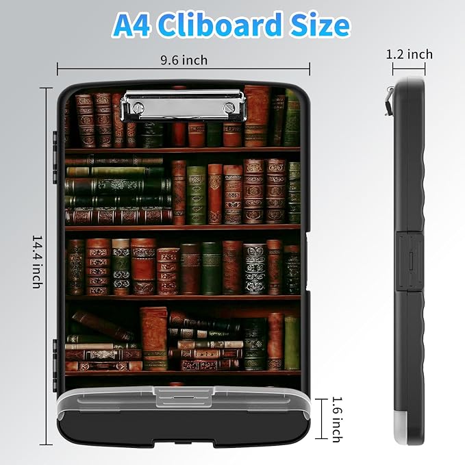 LYHXLYJH Clipboard with Storage, A4 Clipboards with Pen Holder, Heavy Duty - Image 2