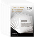 Sheet Protectors 8.5 x 11, 200 Pack Clear Plastic Page Protectors by Golbsart