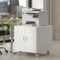 Metal Printer Stand, Rolling Table by STEELIST