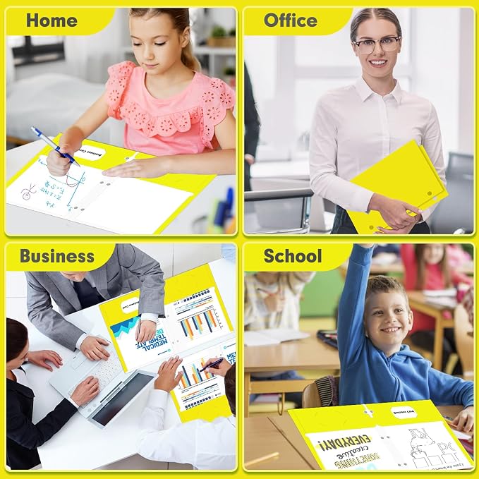 Two Pocket Portfolio Folders, PANDRI 60 Pack 3 Hole Punched 2 Pocket Folders - Image 7