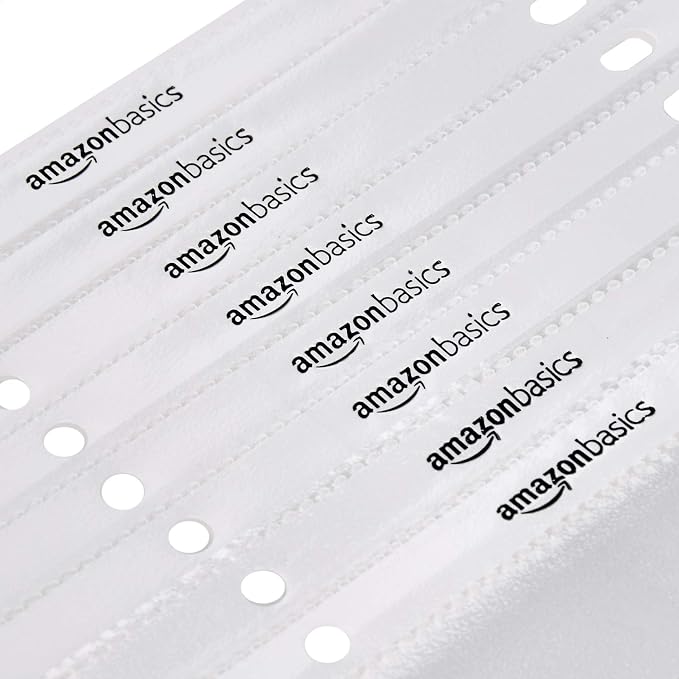 Amazon Basics Sheet Protectors for 3 Ring Binder, Top Loading, Letter Size 8.5 - Image 4